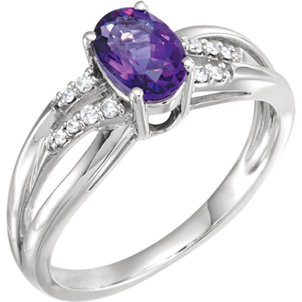Februarys Birthstone is the Dazzling Amethyst