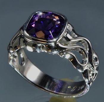 photo number one of Amethyst Custom Ring item 13